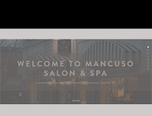 Tablet Screenshot of mancusosalon.com